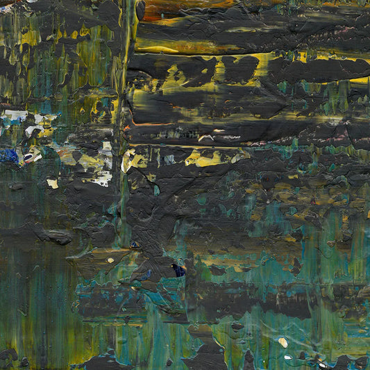 A Cooling Flame -Red Unicorn Art - Original abstract impressionist painting with vibrant, bold colors and rich, thick textures. One-of-a-kind, hand-painted art crafted with love for over 15 years."