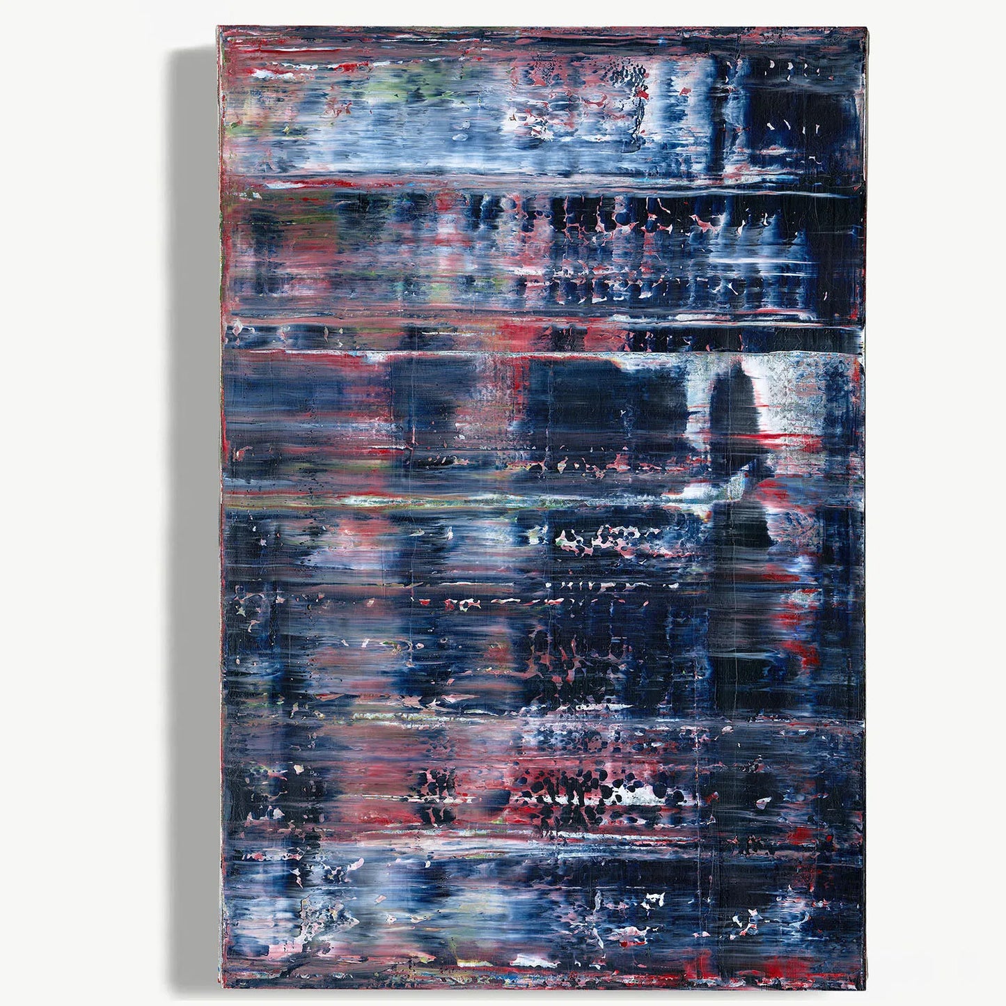 An Early Morning -Red Unicorn Art - Original abstract impressionist painting with vibrant, bold colors and rich, thick textures. One-of-a-kind, hand-painted art crafted with love for over 15 years."