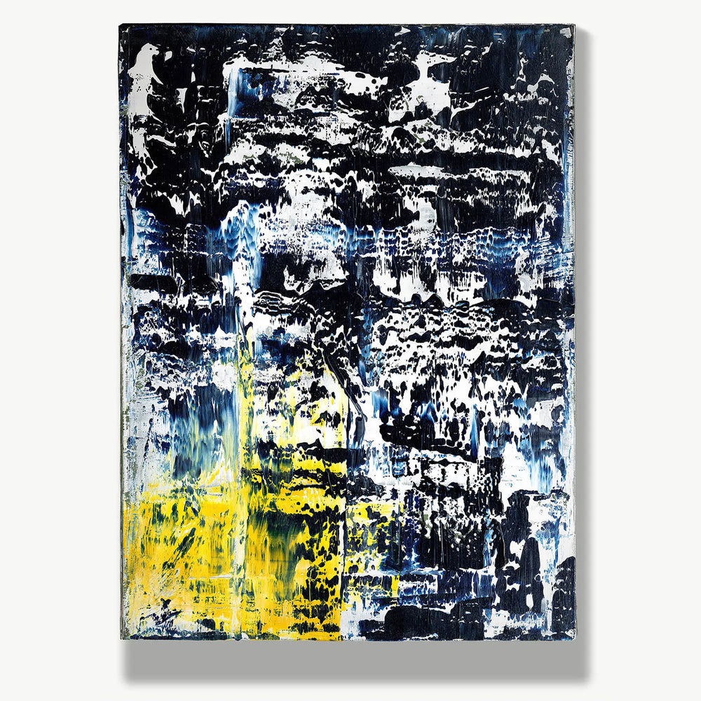 Breaking Through Shadows -Red Unicorn Art - Original abstract impressionist painting with vibrant, bold colors and rich, thick textures. One-of-a-kind, hand-painted art crafted with love for over 15 years."