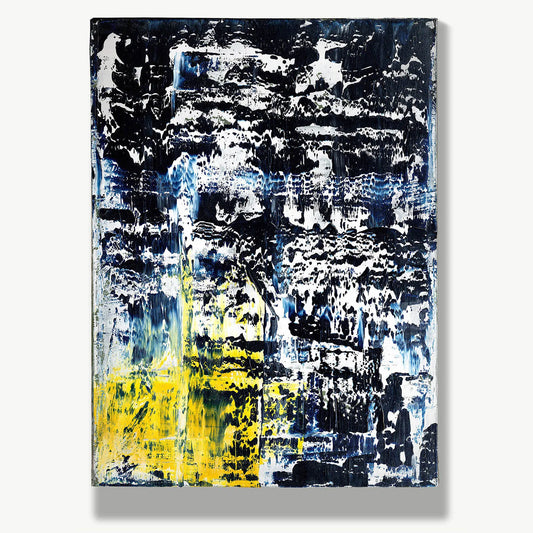 Breaking Through Shadows -Red Unicorn Art - Original abstract impressionist painting with vibrant, bold colors and rich, thick textures. One-of-a-kind, hand-painted art crafted with love for over 15 years."