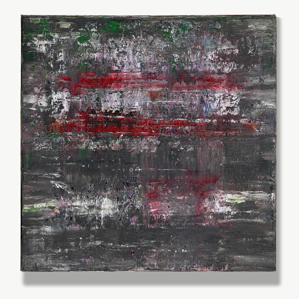 Crush on You -Red Unicorn Art - Original abstract impressionist painting with vibrant, bold colors and rich, thick textures. One-of-a-kind, hand-painted art crafted with love for over 15 years."