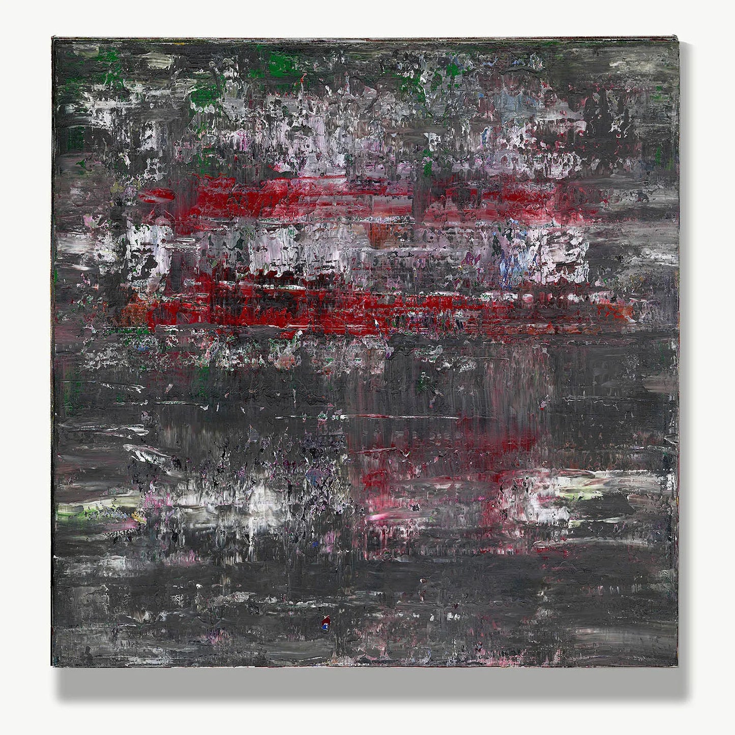 Crush on You -Red Unicorn Art - Original abstract impressionist painting with vibrant, bold colors and rich, thick textures. One-of-a-kind, hand-painted art crafted with love for over 15 years."