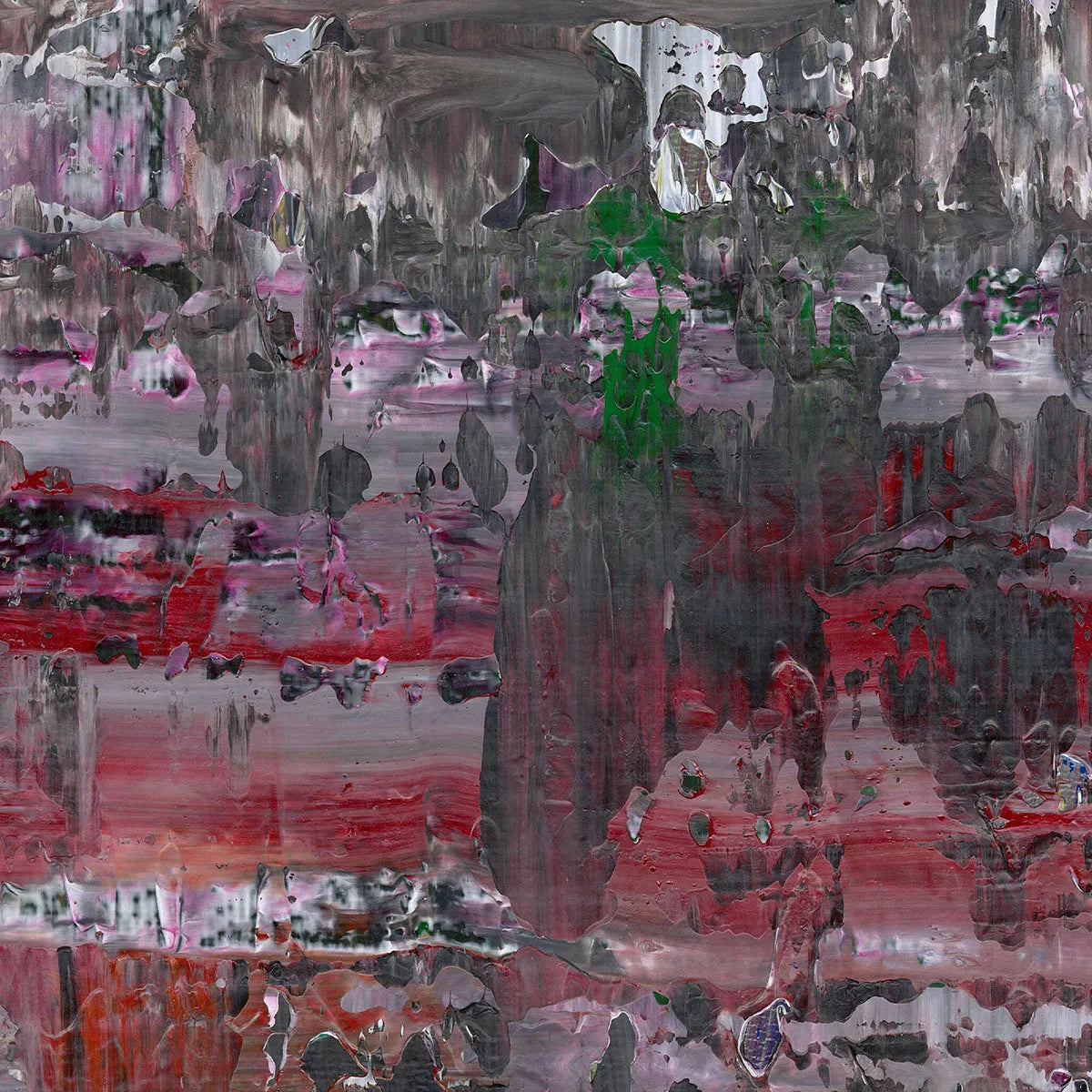 Crush on You -Red Unicorn Art - Original abstract impressionist painting with vibrant, bold colors and rich, thick textures. One-of-a-kind, hand-painted art crafted with love for over 15 years."