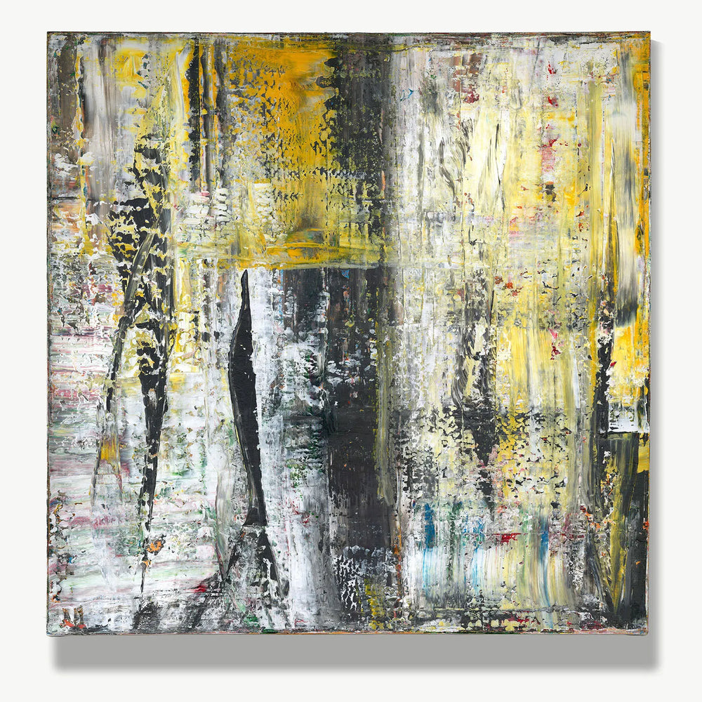 Dancing In The Moonlight -Red Unicorn Art - Original abstract impressionist painting with vibrant, bold colors and rich, thick textures. One-of-a-kind, hand-painted art crafted with love for over 15 years."