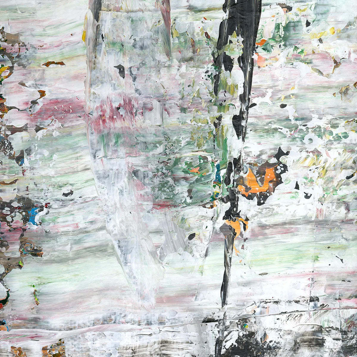 Dancing In The Moonlight -Red Unicorn Art - Original abstract impressionist painting with vibrant, bold colors and rich, thick textures. One-of-a-kind, hand-painted art crafted with love for over 15 years."