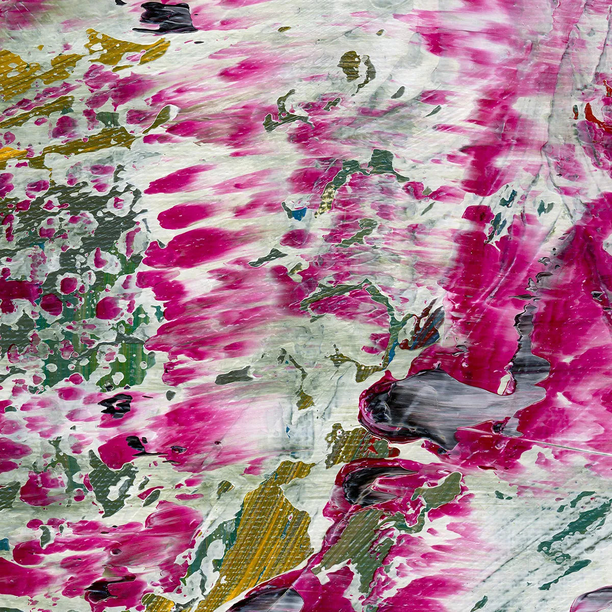 Falling in Love -Red Unicorn Art - Original abstract impressionist painting with vibrant, bold colors and rich, thick textures. One-of-a-kind, hand-painted art crafted with love for over 15 years."