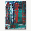 Interweave -Red Unicorn Art - Original abstract impressionist painting with vibrant, bold colors and rich, thick textures. One-of-a-kind, hand-painted art crafted with love for over 15 years."
