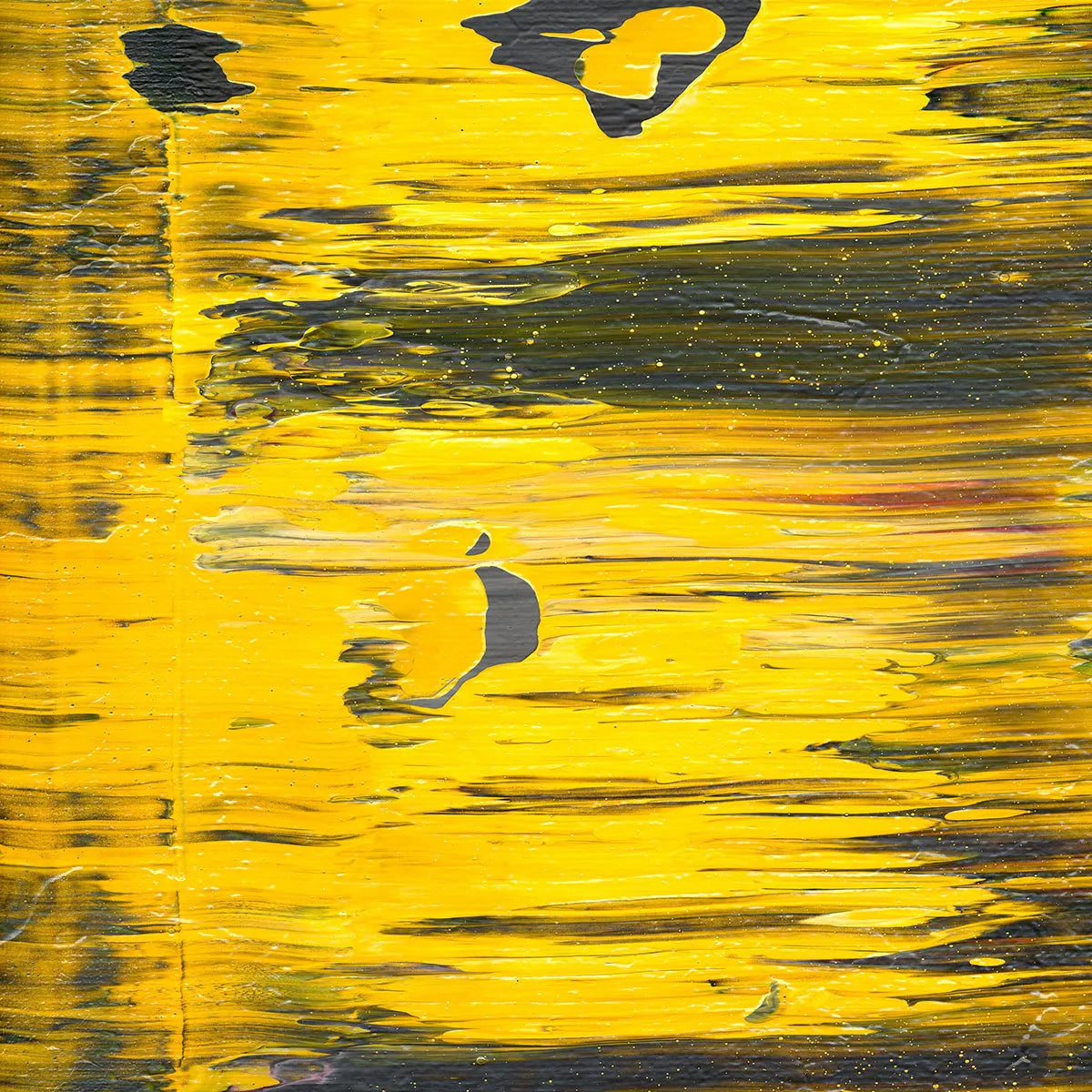 Light and Shadow I -Red Unicorn Art - Original abstract impressionist painting with vibrant, bold colors and rich, thick textures. One-of-a-kind, hand-painted art crafted with love for over 15 years."