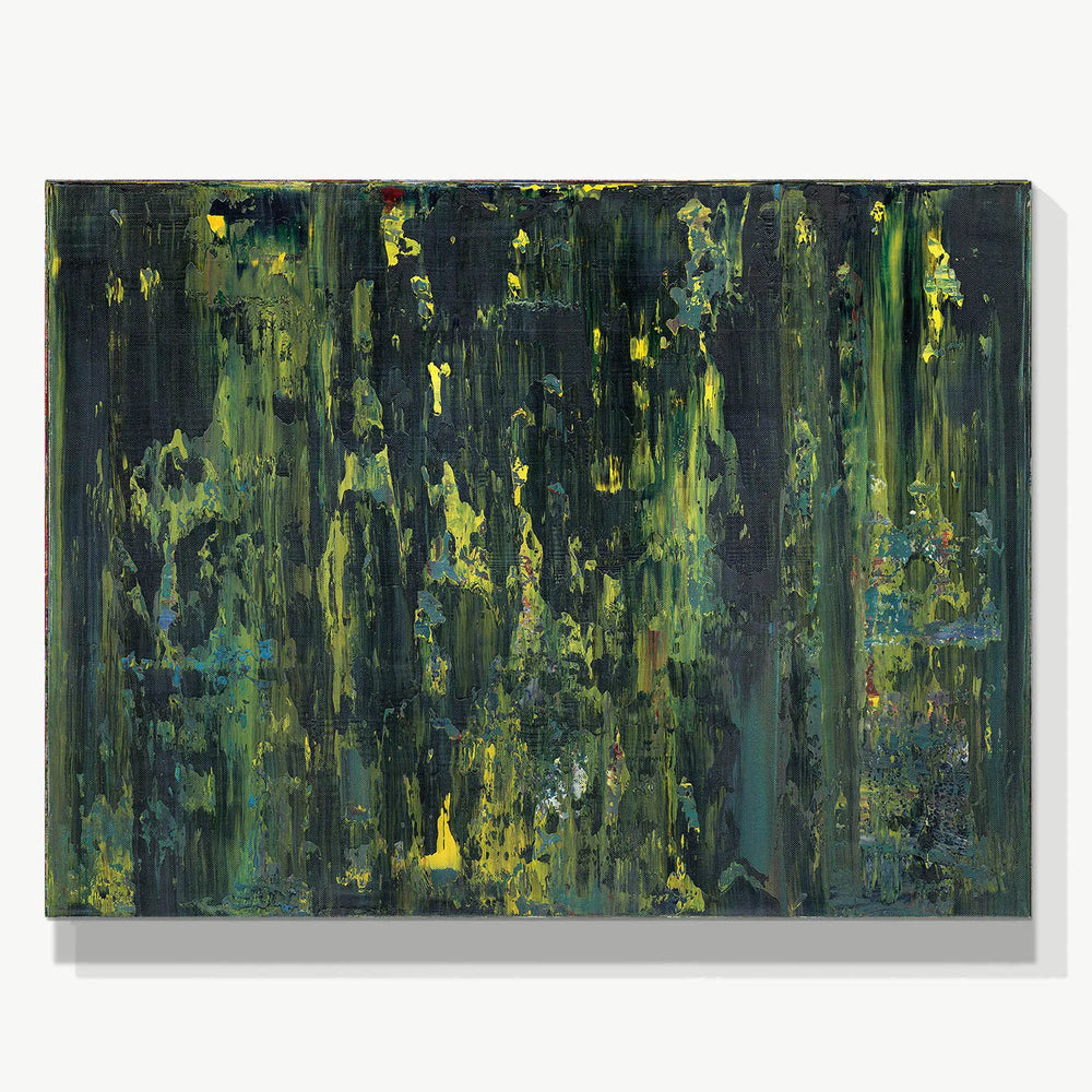 Moonlit Enchantment -Red Unicorn Art - Original abstract impressionist painting with vibrant, bold colors and rich, thick textures. One-of-a-kind, hand-painted art crafted with love for over 15 years."