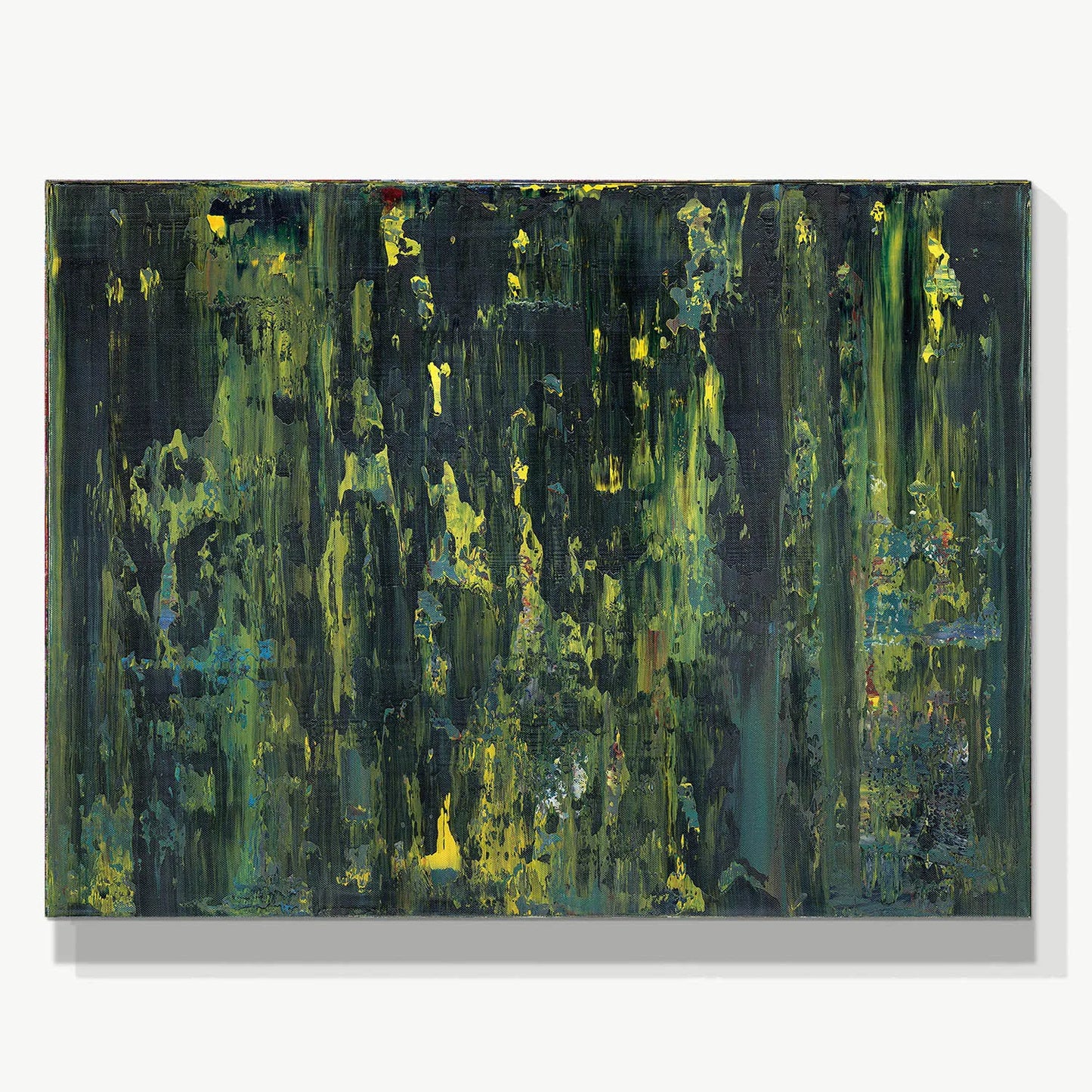 Moonlit Enchantment -Red Unicorn Art - Original abstract impressionist painting with vibrant, bold colors and rich, thick textures. One-of-a-kind, hand-painted art crafted with love for over 15 years."