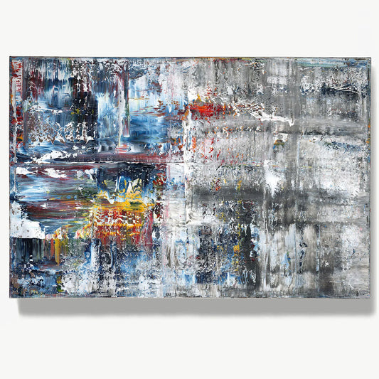 Resurgence in the Dark -Red Unicorn Art - Original abstract impressionist painting with vibrant, bold colors and rich, thick textures. One-of-a-kind, hand-painted art crafted with love for over 15 years."