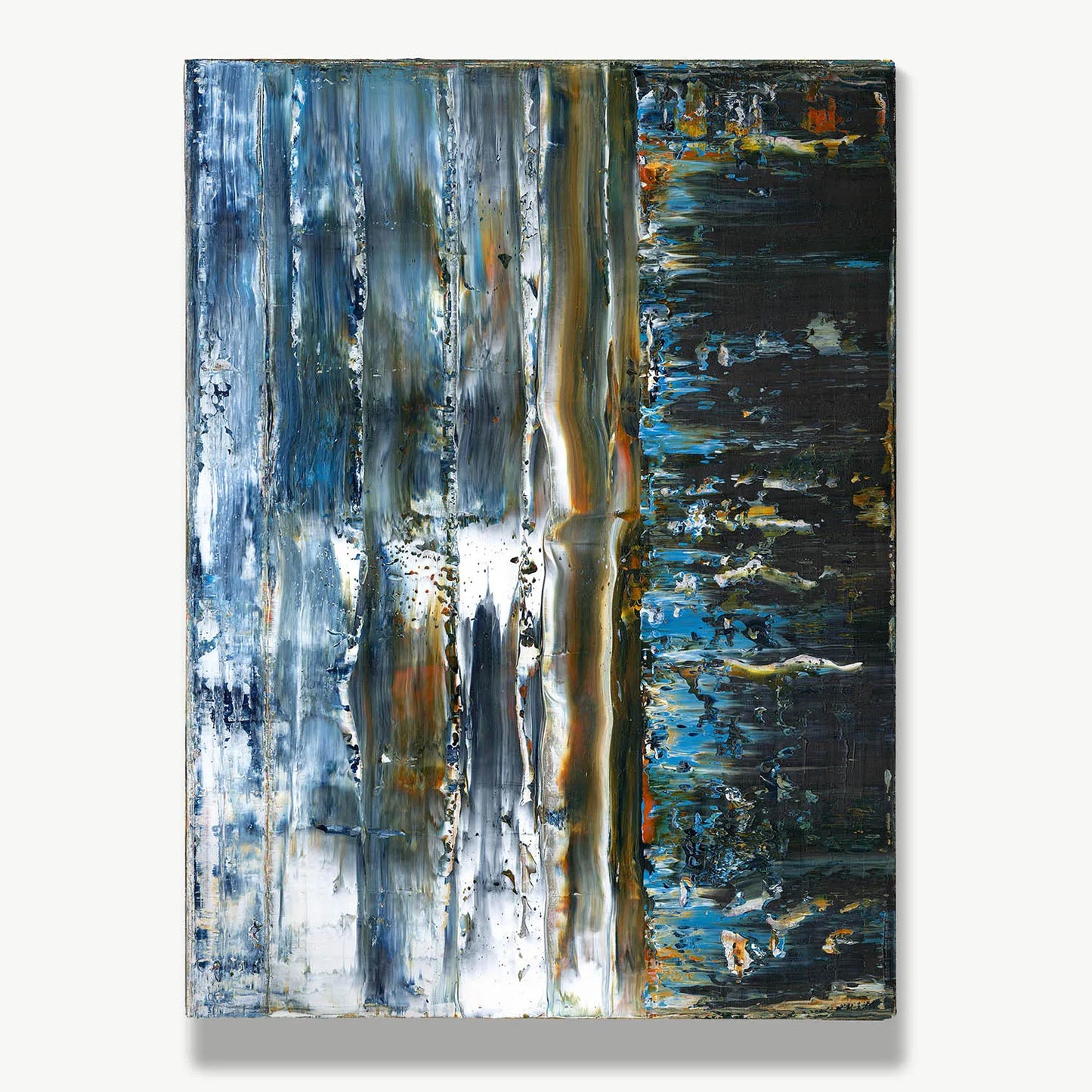 Shifting Perspectives -Red Unicorn Art - Original abstract impressionist painting with vibrant, bold colors and rich, thick textures. One-of-a-kind, hand-painted art crafted with love for over 15 years."