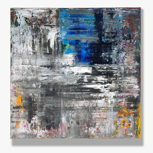 Tomorrow Is Another Day -Red Unicorn Art - Original abstract impressionist painting with vibrant, bold colors and rich, thick textures. One-of-a-kind, hand-painted art crafted with love for over 15 years."