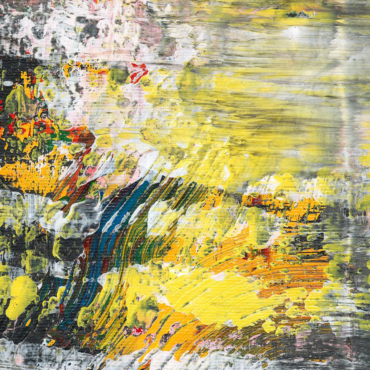 Whispers of Twilight -Red Unicorn Art - Original abstract impressionist painting with vibrant, bold colors and rich, thick textures. One-of-a-kind, hand-painted art crafted with love for over 15 years."