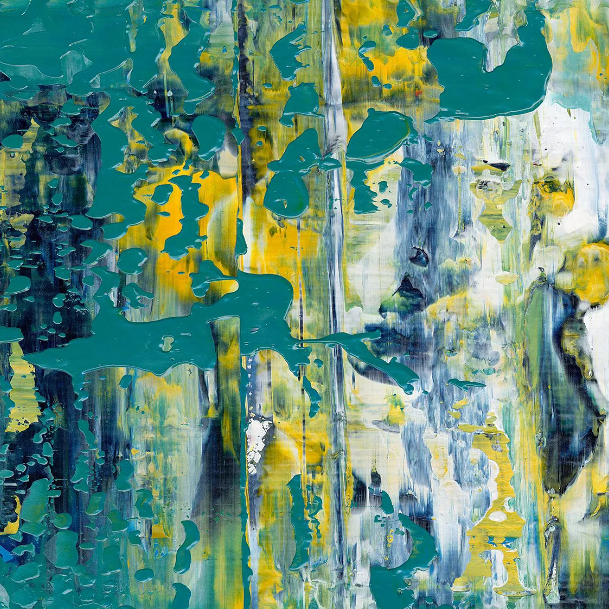 Whispers of the Deep -Red Unicorn Art - Original abstract impressionist painting with vibrant, bold colors and rich, thick textures. One-of-a-kind, hand-painted art crafted with love for over 15 years."