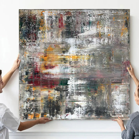 City Neon Reflections After Rain