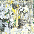 Golden Forest: An Early Snowfall -Red Unicorn Art - Original abstract impressionist painting with vibrant, bold colors and rich, thick textures. One-of-a-kind, hand-painted art crafted with love for over 15 years."