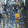 Resurgence in the Dark -Red Unicorn Art - Original abstract impressionist painting with vibrant, bold colors and rich, thick textures. One-of-a-kind, hand-painted art crafted with love for over 15 years."