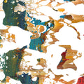 Winter's Kiss -Red Unicorn Art - Original abstract impressionist painting with vibrant, bold colors and rich, thick textures. One-of-a-kind, hand-painted art crafted with love for over 15 years."
